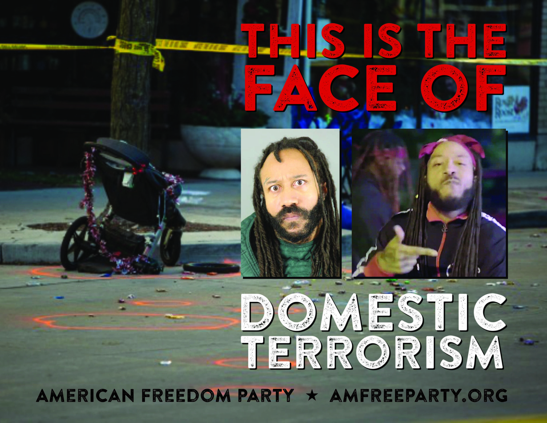Face of Terrorism POSTER 8.5x11