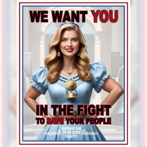 "We Want You In The Fight" Women's Recruitment Poster